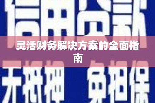 阳谷灵活财务解决方案的全面指南