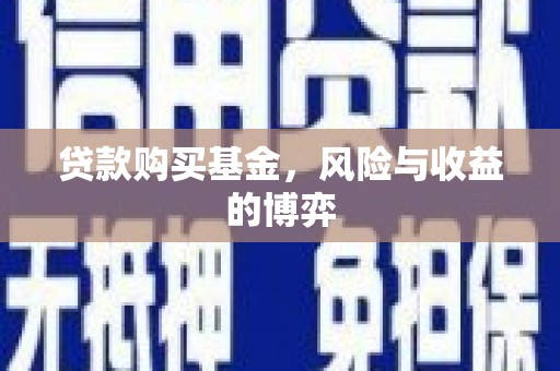 阳谷贷款购买基金，风险与收益的博弈