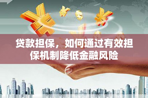 阳谷贷款担保，如何通过有效担保机制降低金融风险