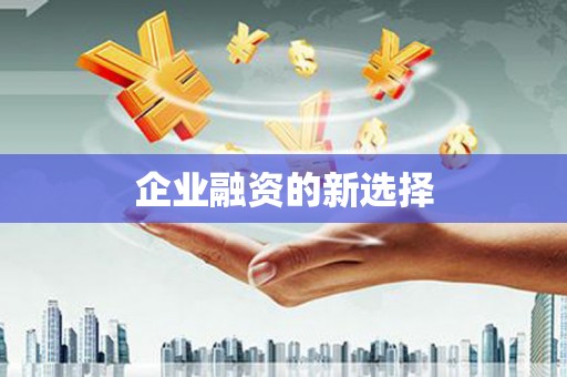 阳谷企业融资的新选择