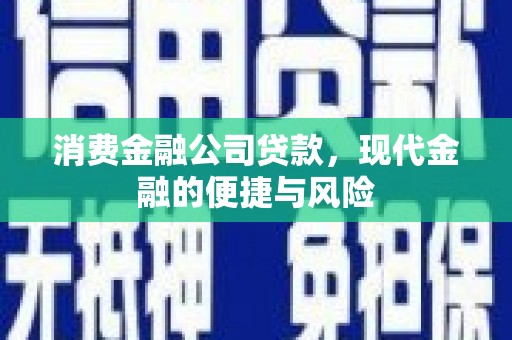 阳谷消费金融公司贷款，现代金融的便捷与风险