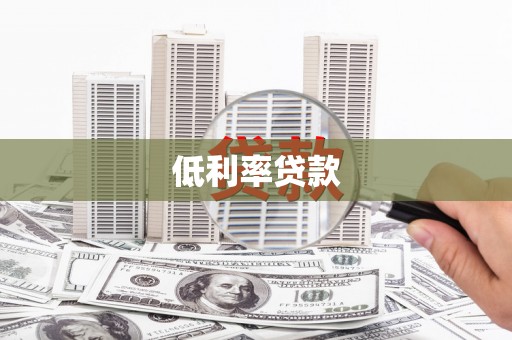 阳谷低利率贷款