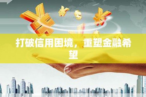 阳谷打破信用困境，重塑金融希望