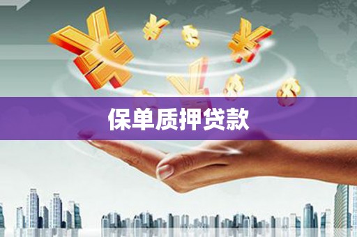 阳谷保单质押贷款