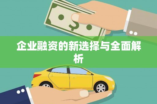 阳谷企业融资的新选择与全面解析