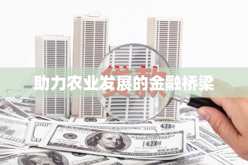 阳谷助力农业发展的金融桥梁