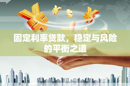 阳谷固定利率贷款，稳定与风险的平衡之道